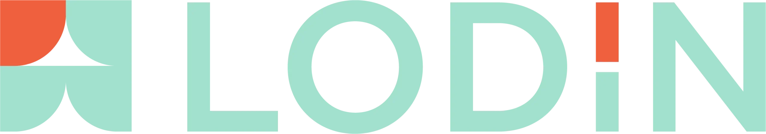 Logotipo de Lodin: Alquiler de estructuras para eventos corporativos y políticos