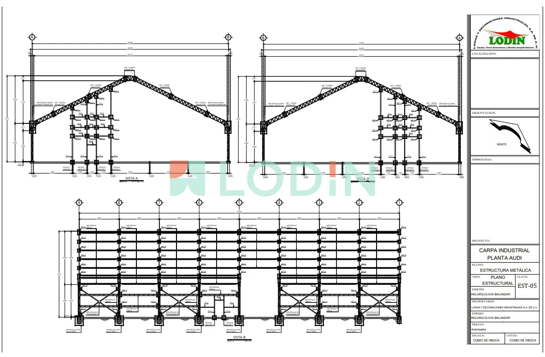 Venta y Renta de Carpas Estructurales, Velarias y Tensoestructuras LODIN